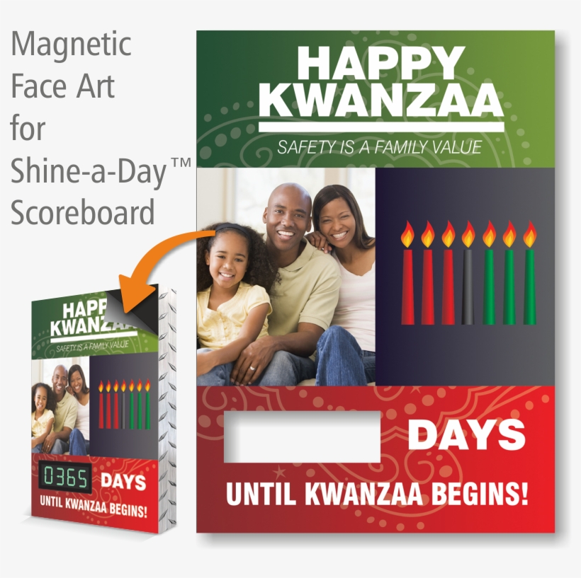 Happy Kwanzaa, Safety Is Family Value Scoreboard Face - Customize Juneteenth Emancipation Freedom Day Card, transparent png download