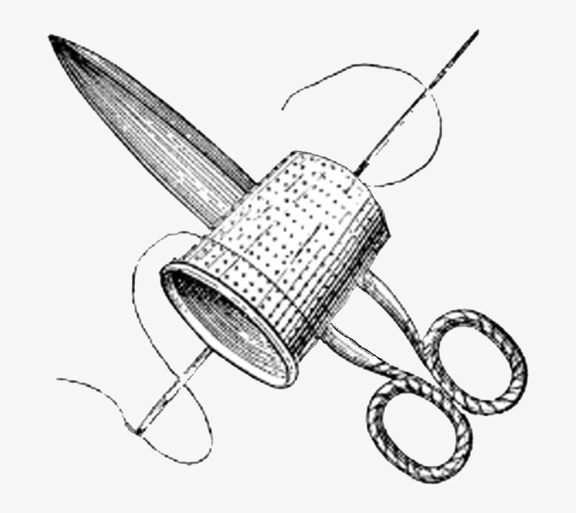 Free Digital Stamps Sewing Notions Etc - Sewing Clip Art, transparent png download