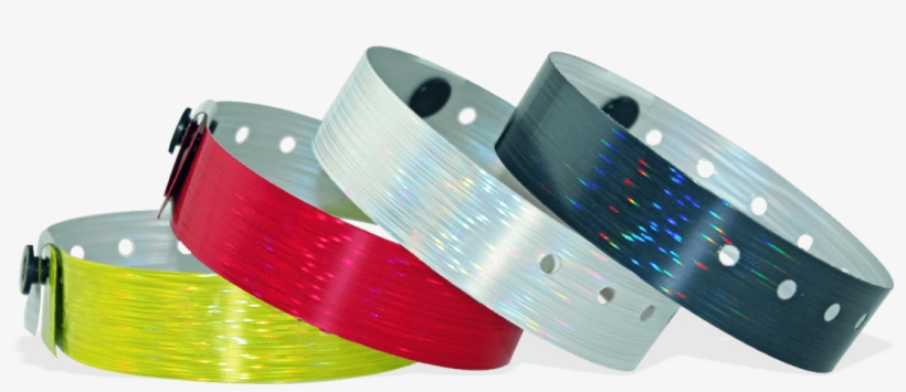 Holographic Wristbands 19 Mm Rain - Holography, transparent png download