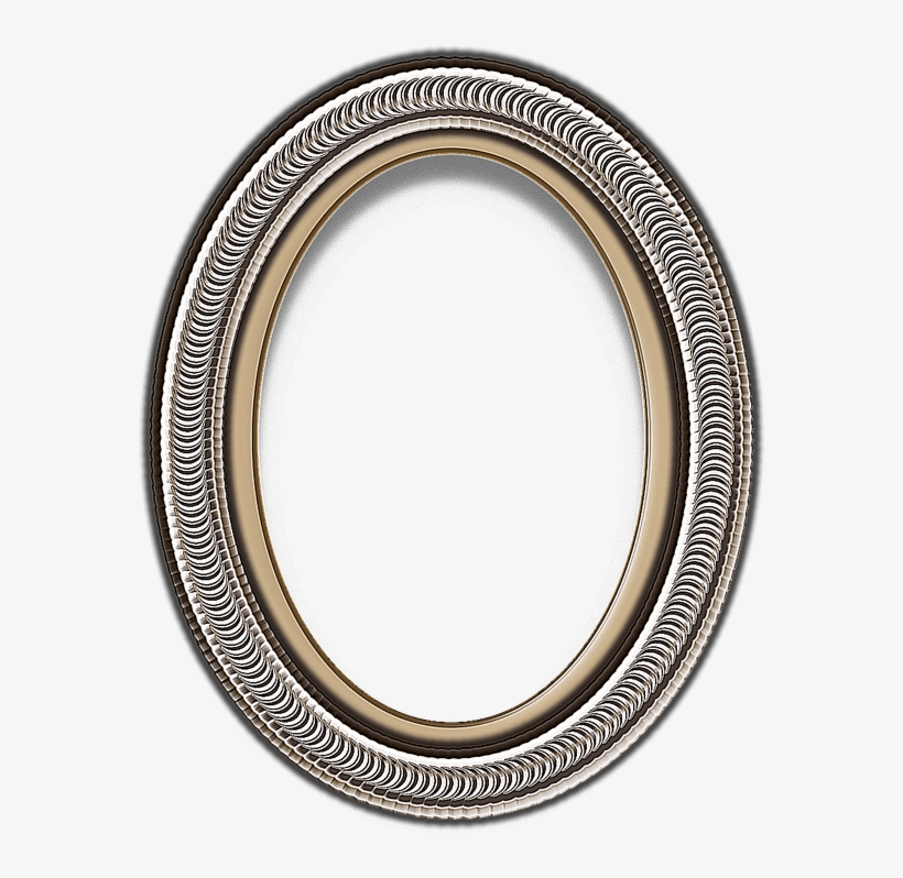 Oval Picture Frame Png Picture - Oval Photo Frames Png, transparent png download