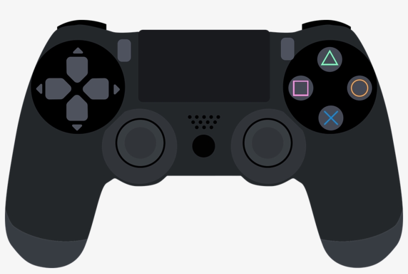 Kontroller Gaming Ps4 Playstation Play Vir - Sony Dual Shock 4 Bluetooth Controller For Ps4 - Black, transparent png download