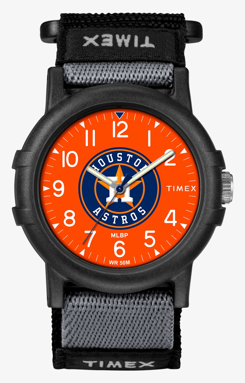 Recruit Houston Astros Large - Timex Indiglo Expedition Camper T49713 Watch, transparent png download
