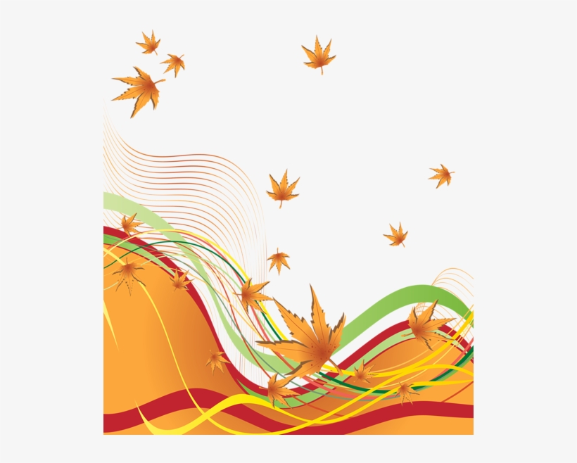 Autumn Decorative Border Png Clipart Image - Decorative Transparent Border Clipart, transparent png download