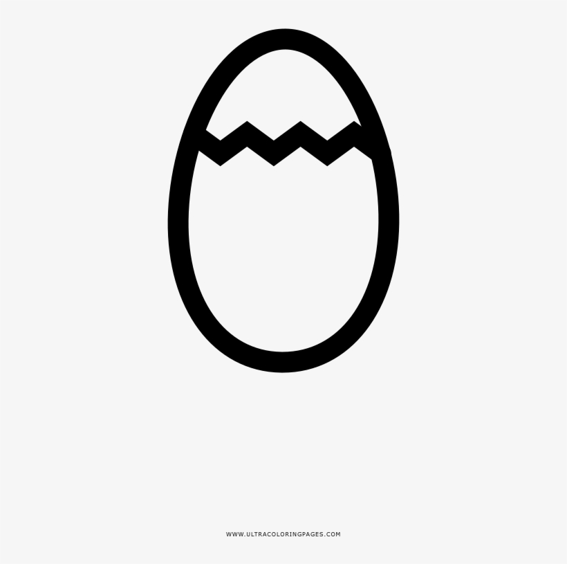 Broken Egg Coloring Page - Egg, transparent png download