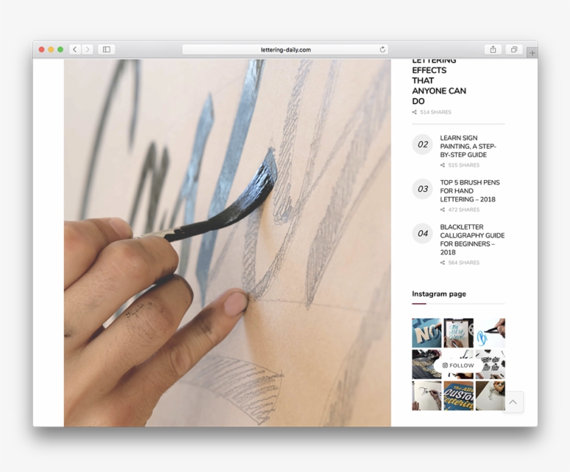 This Super Thorough Step By Step Guide By Gaston The - Sign Painting, transparent png download