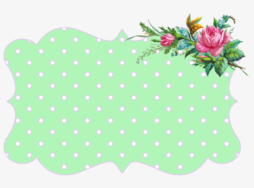 Vintage Flower Frame, transparent png download