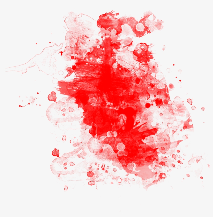 This Graphics Is Hand Painted Red Splash Effect Picture - 意境性存在:屬於心靈的真實, transparent png download