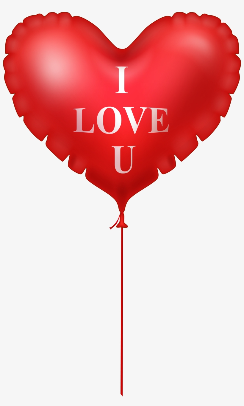 Love You Balloons Png, transparent png download