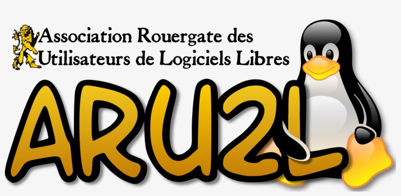 Logo Tux Texte Lion - Adã©lie Penguin, transparent png download