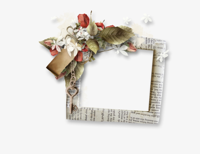 Flower Border Png, Png Photo, Frame Clipart, Image, - Picture Frame, transparent png download