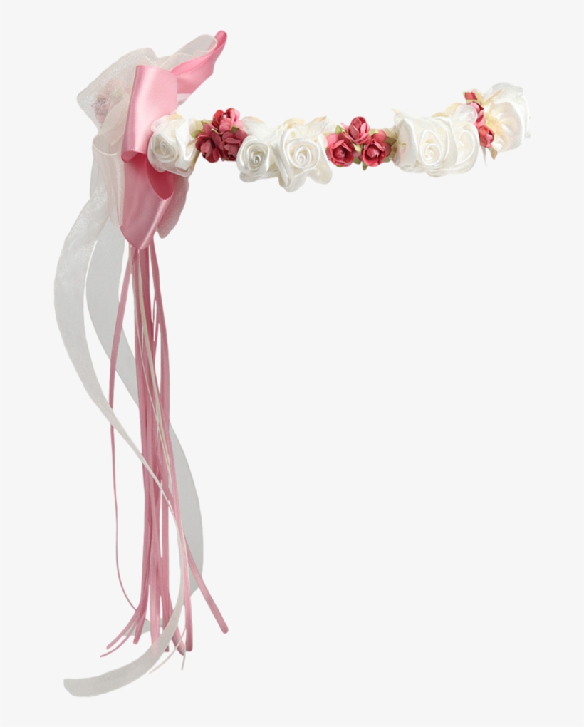 Dusty Rose Silk & Satin Floral Crown Wreath Girls - Flower Crown Wreath Transparent, transparent png download