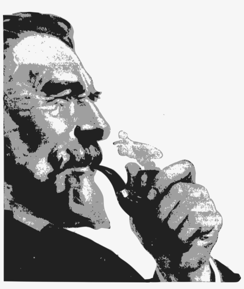 Download Old Man Smoking Pipe Drawing Clipart Tobacco - Old Man Smoking Pipe Drawing, transparent png download