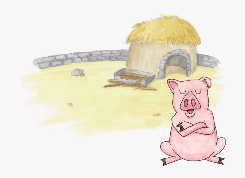 Mr Pig Talks To Bear - Illustration, transparent png download