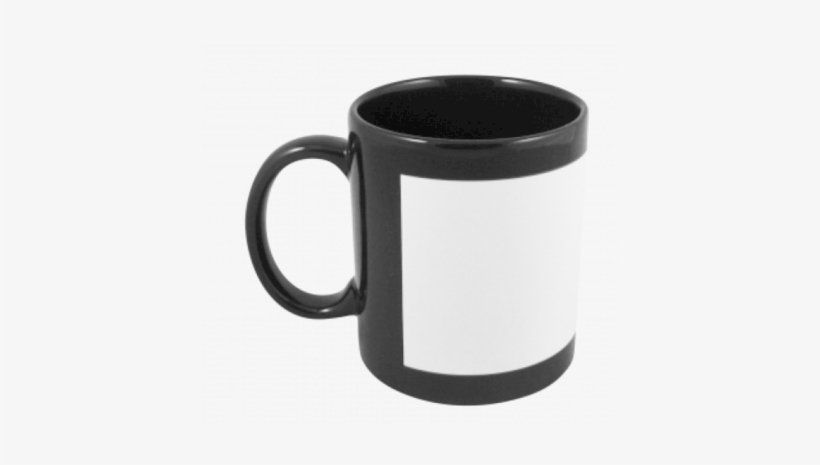 Black Patch Mug - Mug, transparent png download
