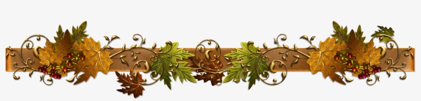 Autumn Border Png Clipart Picture - Fall Leaves Border Png, transparent png download