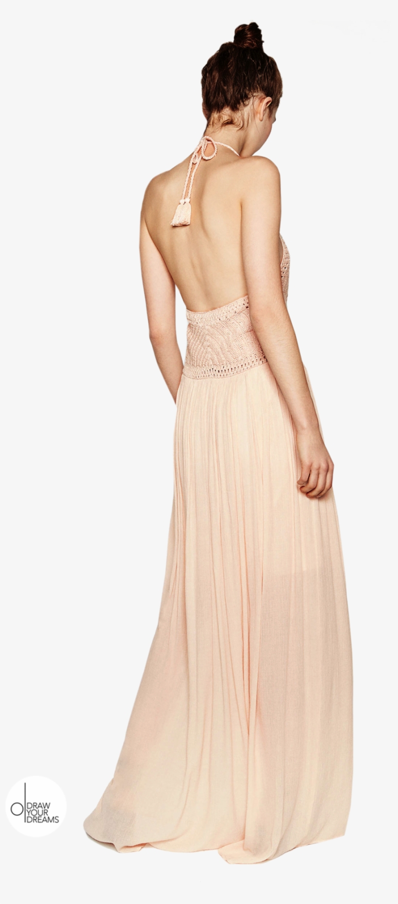 ¡nos Gusta Compartir Drawyourdreams - Woman In Dress Cutout Png, transparent png download