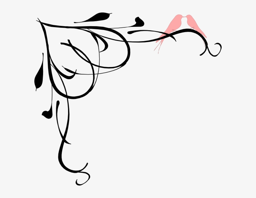 Scroll Border Clip Art N25 - His One Her Only Tattoos, transparent png download