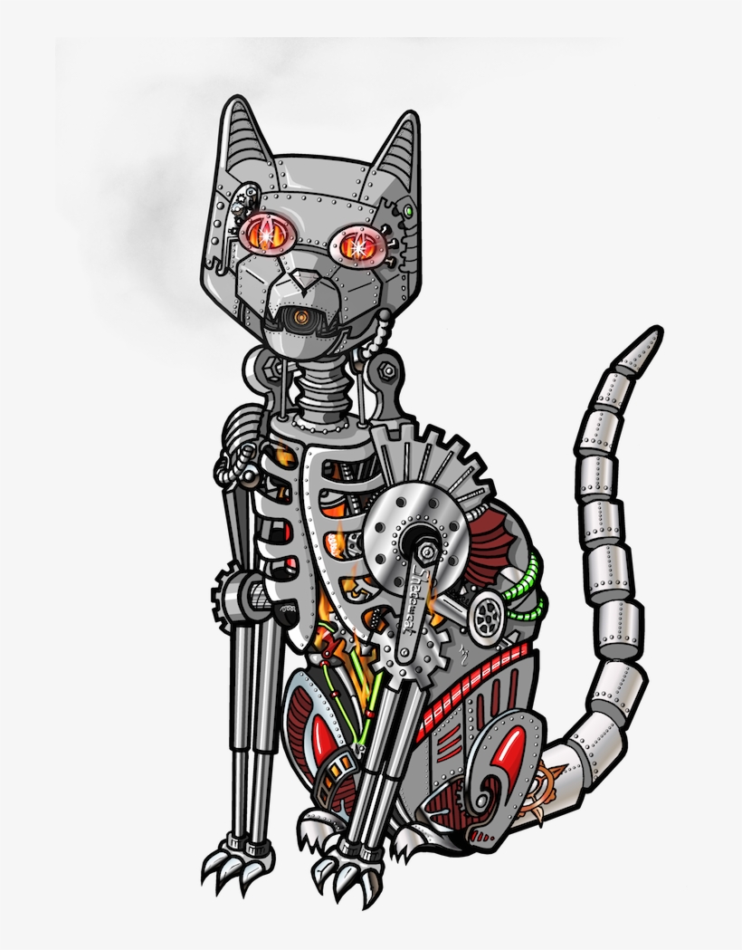 Evil Cat Png Clip Black And White Library - Evil Cat Png, transparent png download
