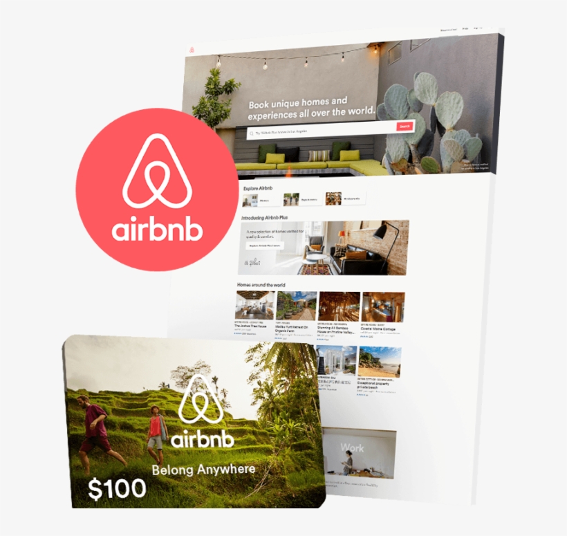 Airbnb Logo Website Cosistency - Brochure, transparent png download