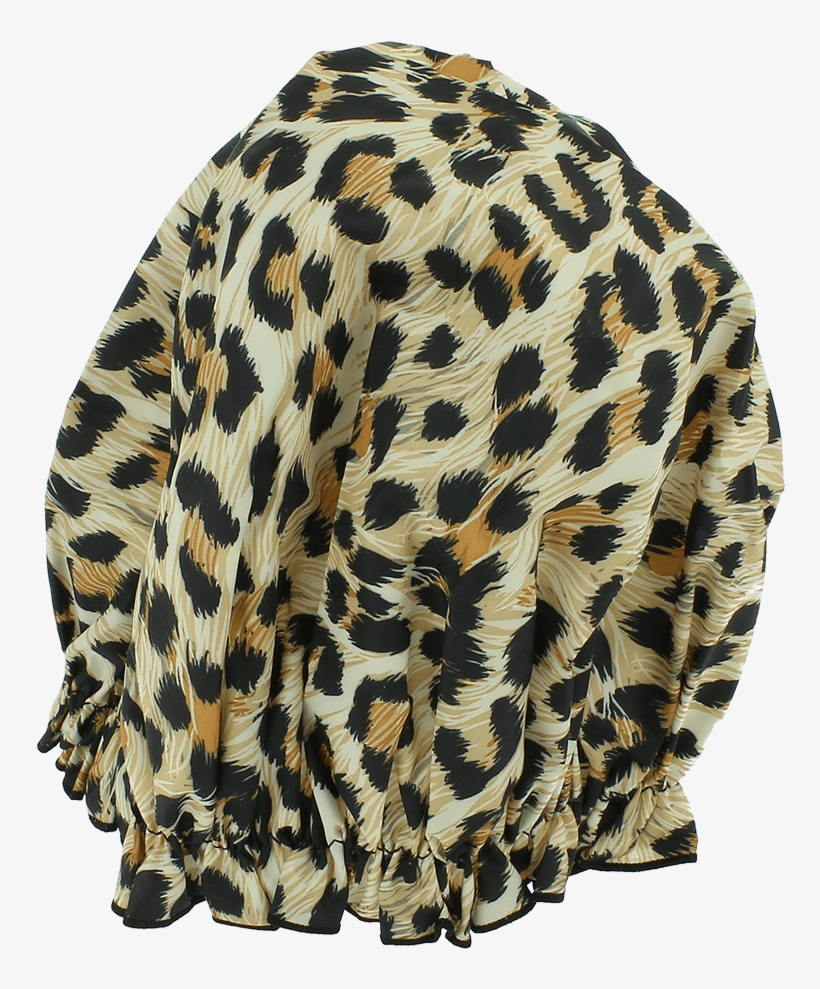 Hydrea London Eco Friendly Shower Cap - Leopard, transparent png download