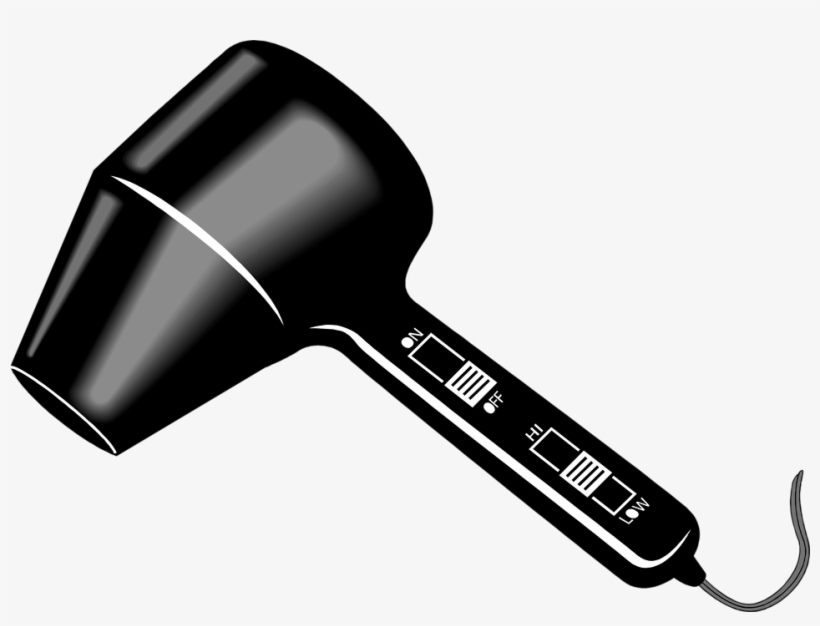 Hair Dryer - Hair Dryer Transparent Background, transparent png download