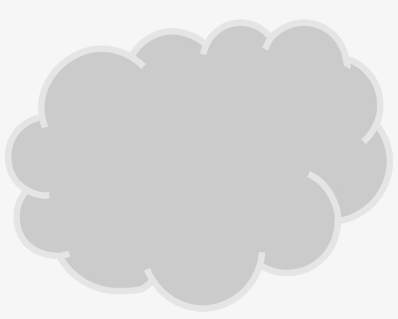 Gray And White Cloud Clipart - Baileys, transparent png download