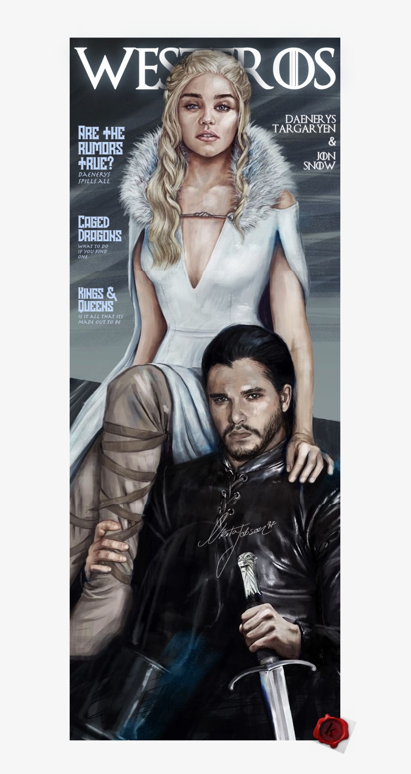 Westros Magazine - Daenerys Targaryen, transparent png download