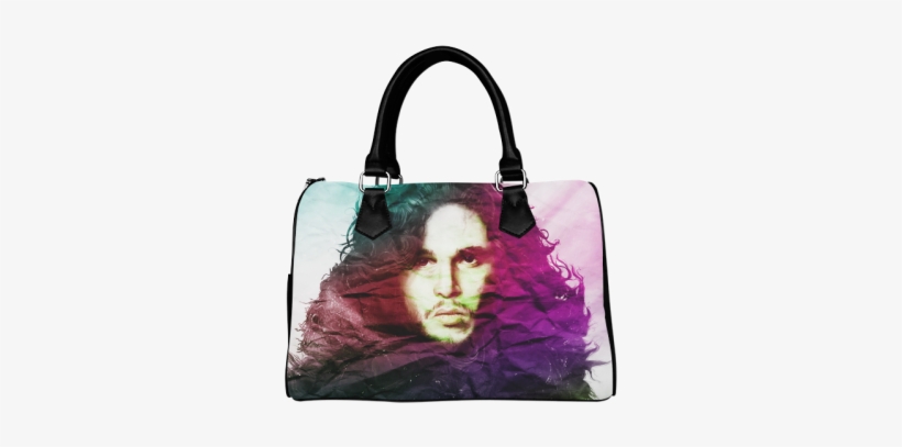 Jon Snow Boston Handbag - Sugar Skull Purple Boston Handbag, transparent png download