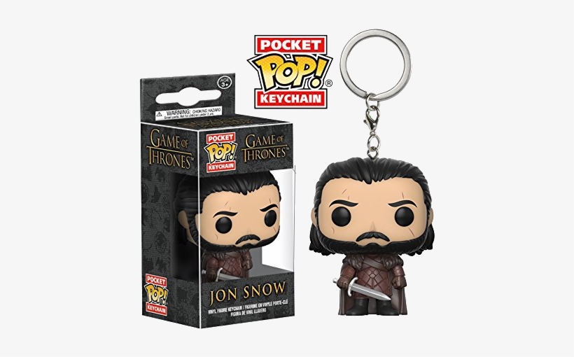 Game Of Thrones - Pocket Pop Keychain Jon Snow, transparent png download