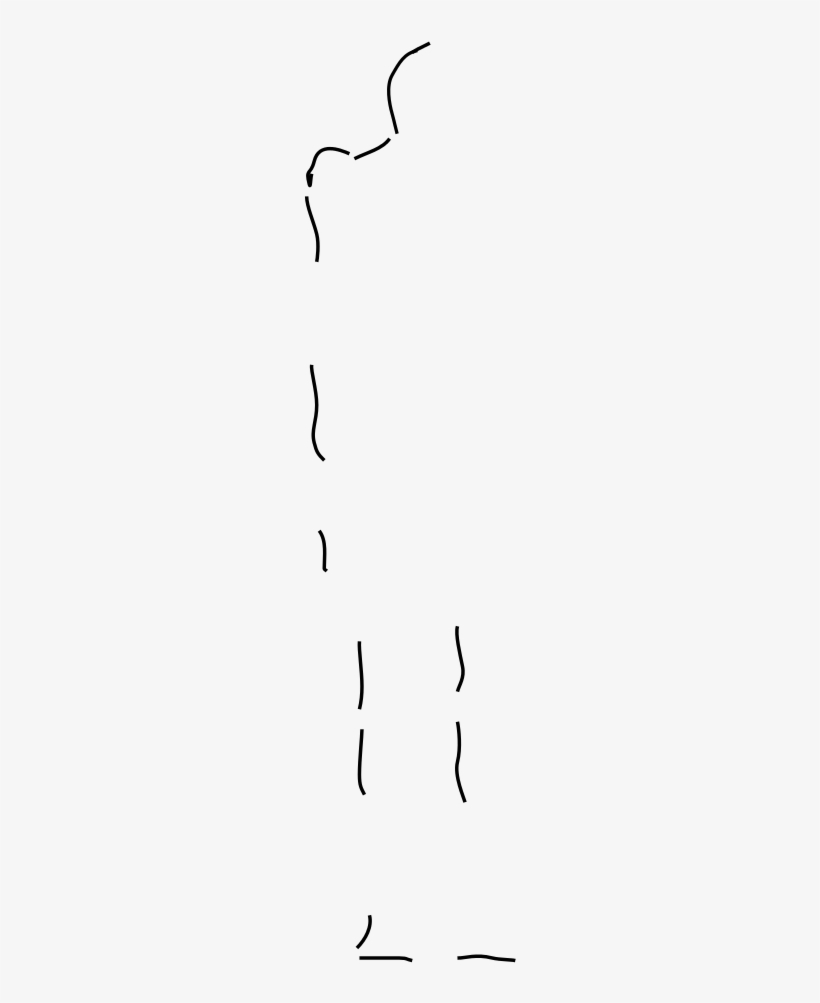 File - Stick Figure - Svg - Calligraphy, transparent png download