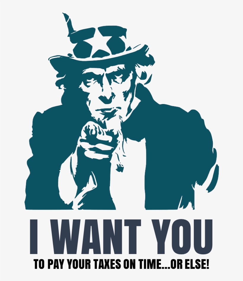 Uncle Sam Wants Government Forms - Uncle Sam Silhouette, transparent png download