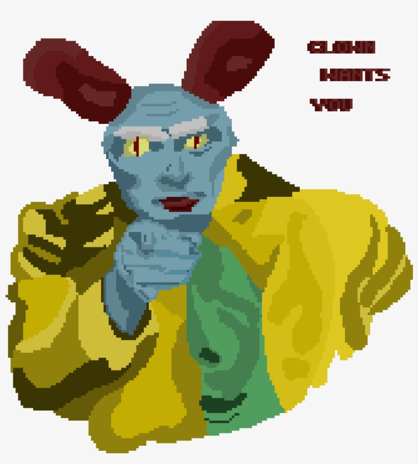 Kind Of Traced Uncle Clown Wants You - Illustration, transparent png download