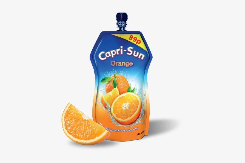 Capri Sun Orange 330ml, transparent png download