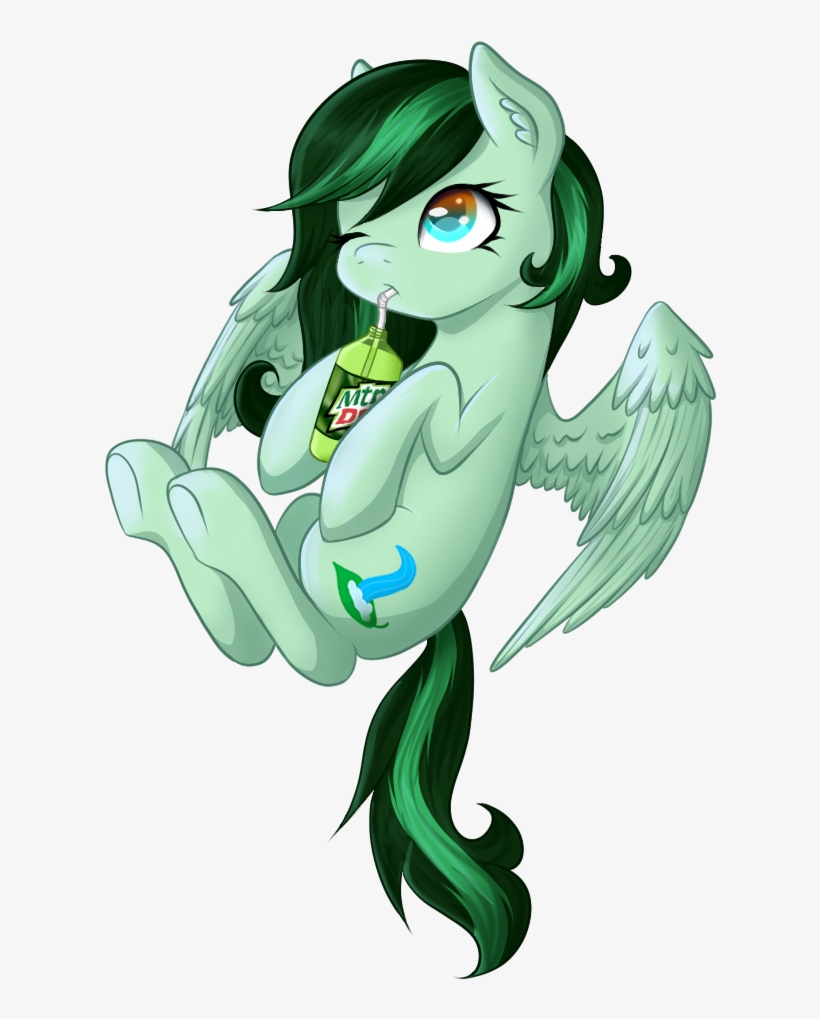 Feaniethemeanie, Female, Mare, Mountain Dew, Oc, Oc - Painting, transparent png download
