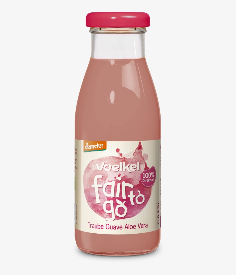 Voe Fairtogo Traubeguavealoevera - Voelkel Bio Orange, Mango And Passion Fruit Juice 250, transparent png download