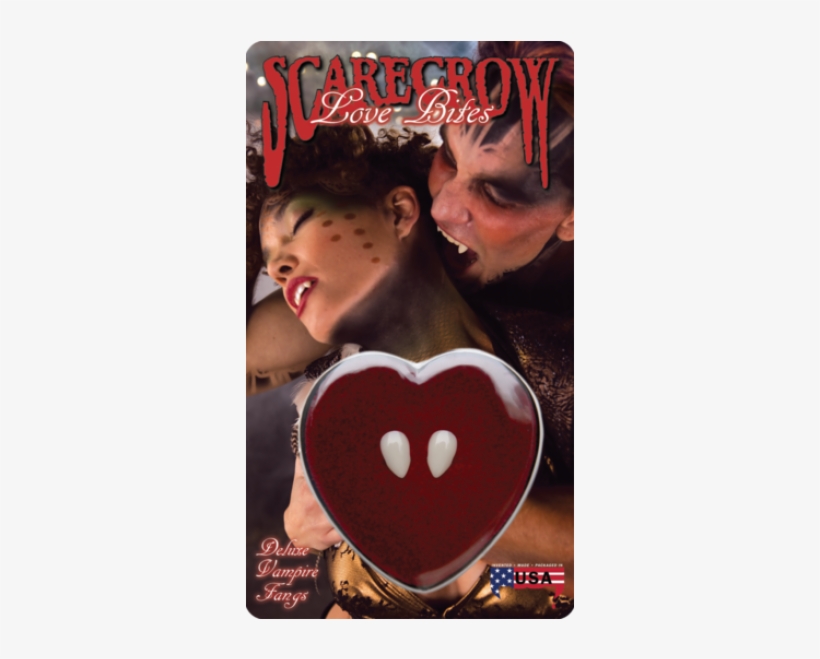 Love Bites Deluxe Custom Fangs - Scarecrow Vampire Fangs Love Bites, transparent png download