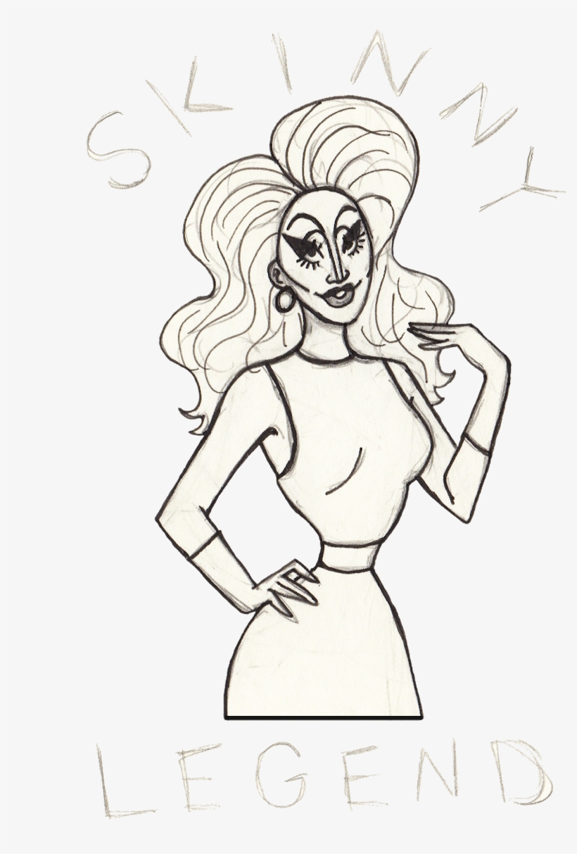 She's So Skinny - Cartoon, transparent png download