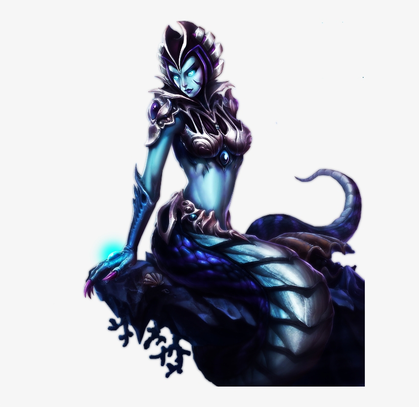 Siren Cassiopeia Skin Splashart Png Image - League Of Legends Cassiopeia Render, transparent png download