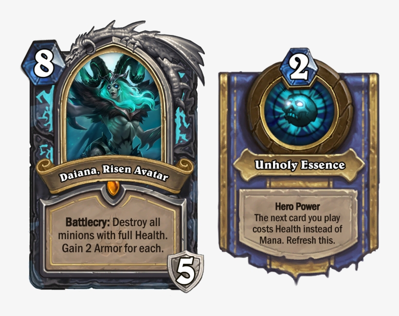 It Was Lady Deathwhisper And Her Servants Who, Surrendering - Zul Jin Hearthstone Hero Card, transparent png download