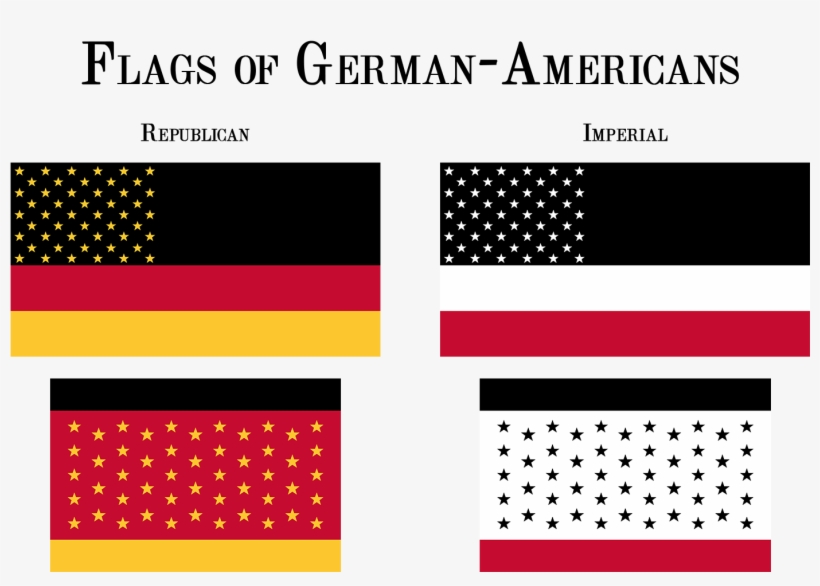 Oci Have Posted 2 Flags For German Americans A While - Illustration, transparent png download