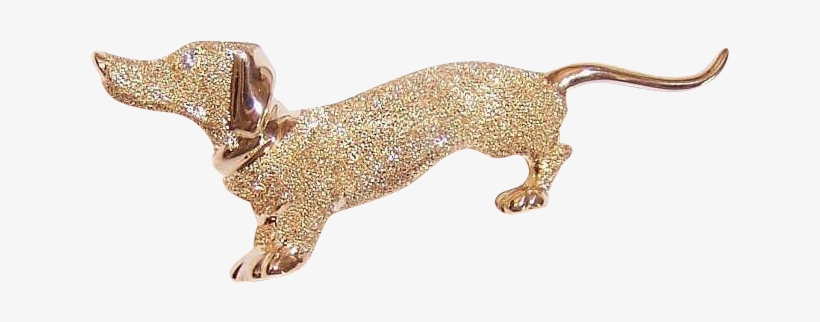 Vintage 14k Gold Pin - Dog, transparent png download