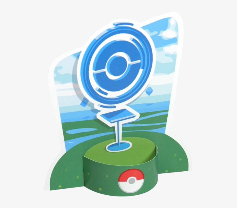 Pokemon Stop Papercraft - Poke Stops, transparent png download