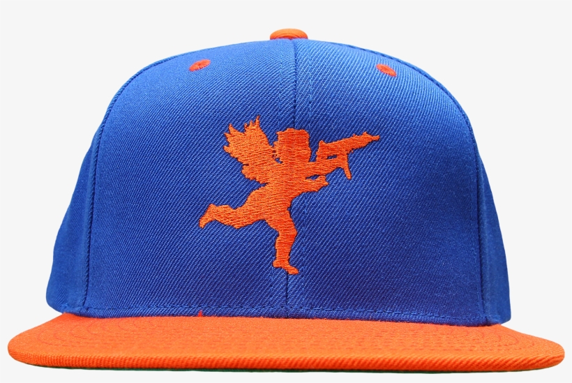 Cupid On Royal/orange Snapback - Baseball Cap, transparent png download
