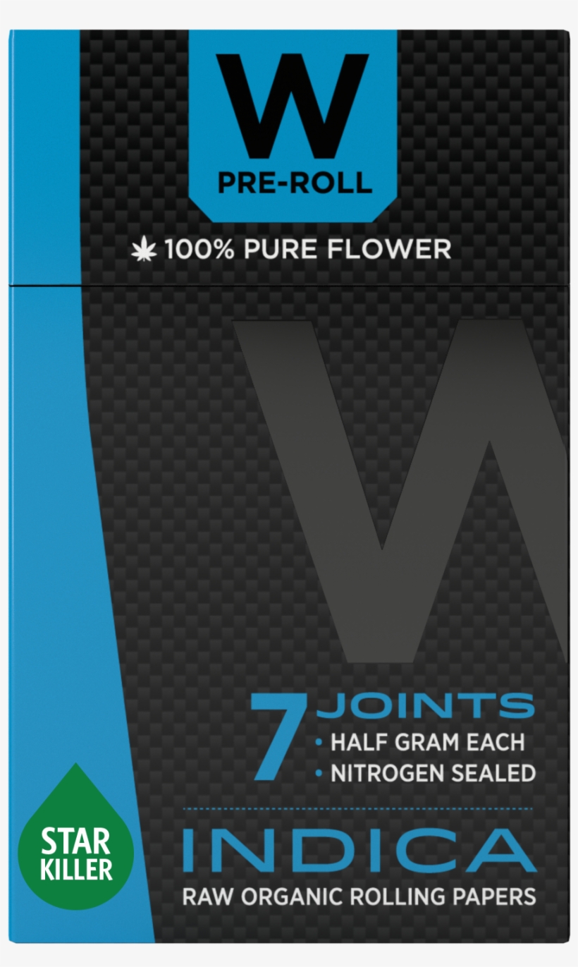 Star Killer Indica Pre Roll 7 Pack By W Vapes - Graphic Design, transparent png download