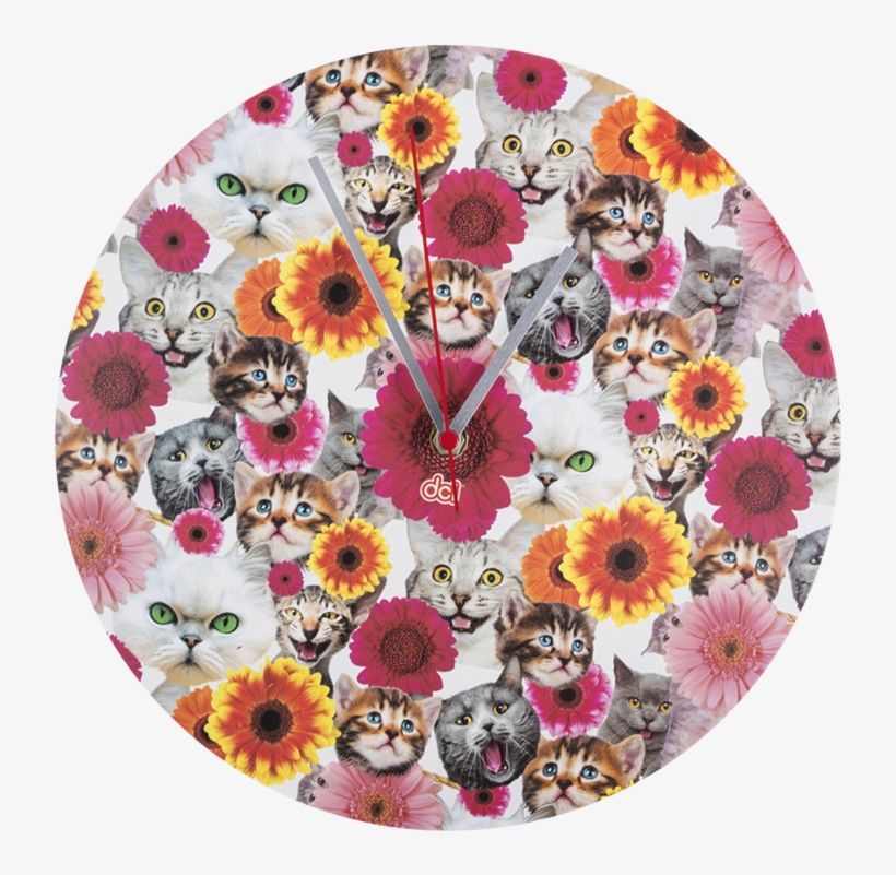 Purrfect Time Cat Wall Clock - Am Not A Paper Cup: Cats, transparent png download