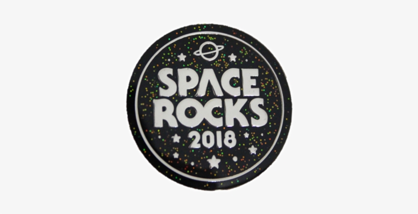 Space Rocks 2018 Pin Badge £5 - Circle, transparent png download