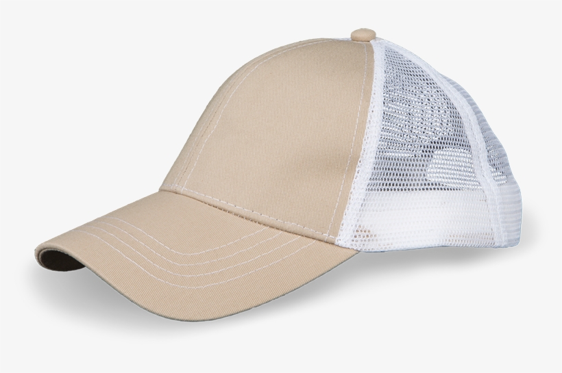 Khaki Meshback Cap Blank 5010khk - Khaki Meshback Cap, transparent png download