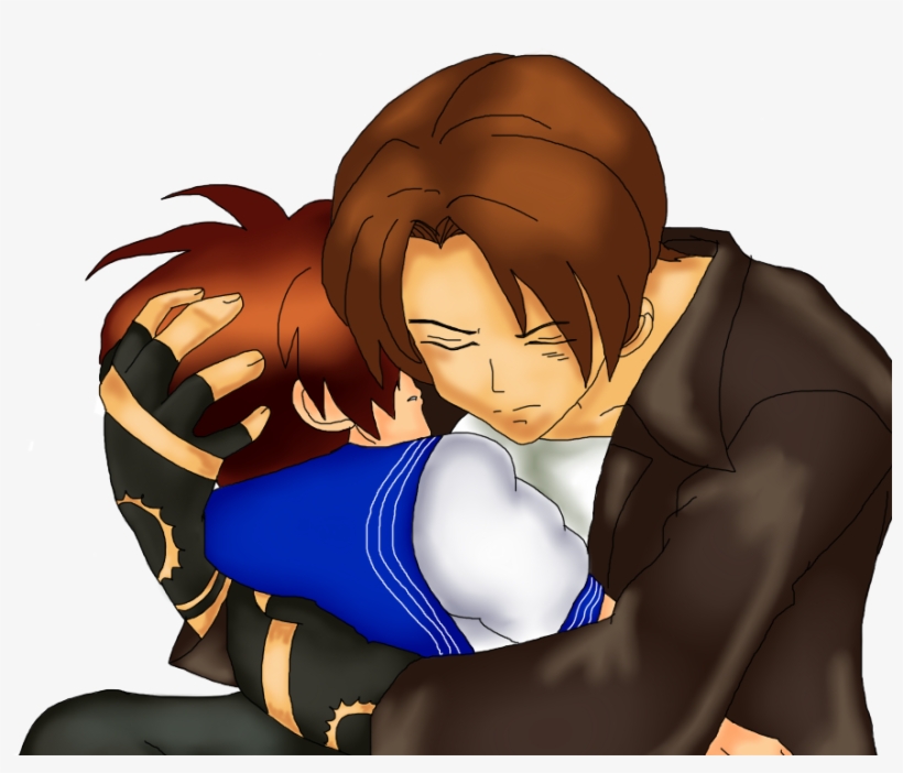 Kyo Hugs Yuki As He's Happy To See Her Alive - Kyo Kusanagi Y Yuki Kushinada, transparent png download