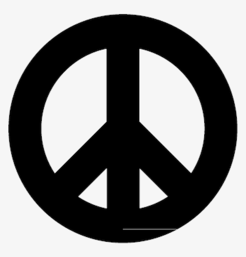 Stencil Peace & Love Logo Ii - Simbolo Paz, transparent png download
