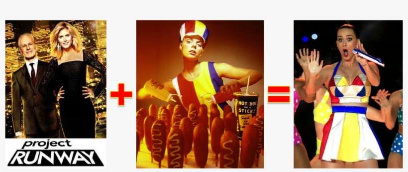 Naturally, Kp Was Soon Flanked By Giant Dancing Buck-toothed - Project Runway, transparent png download